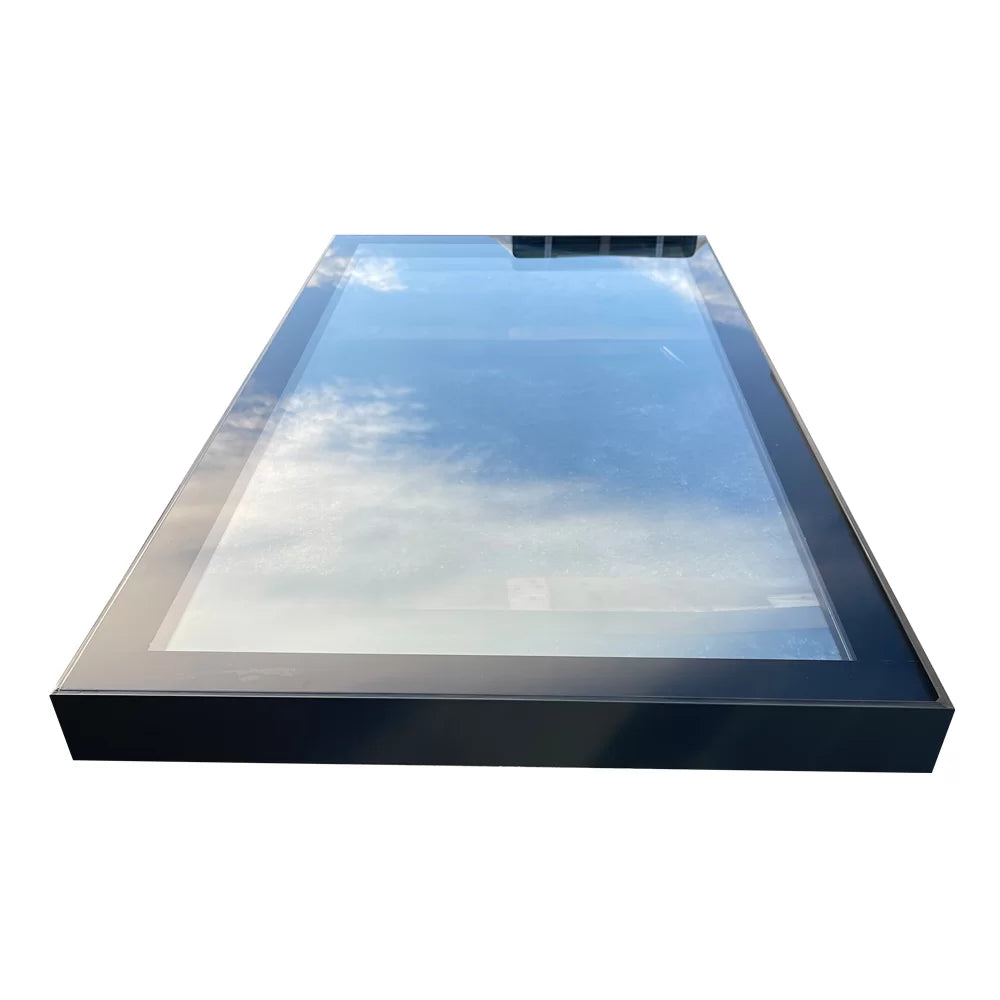 Infinity Framed Flat Glass Rooflight - Tripled Glazed