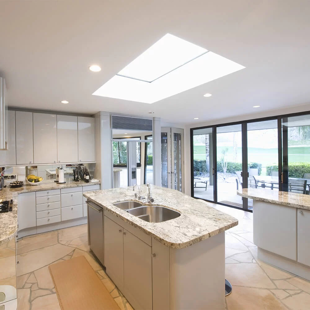 Infinity Frameless Flat Glass Rooflight - Double Glazed