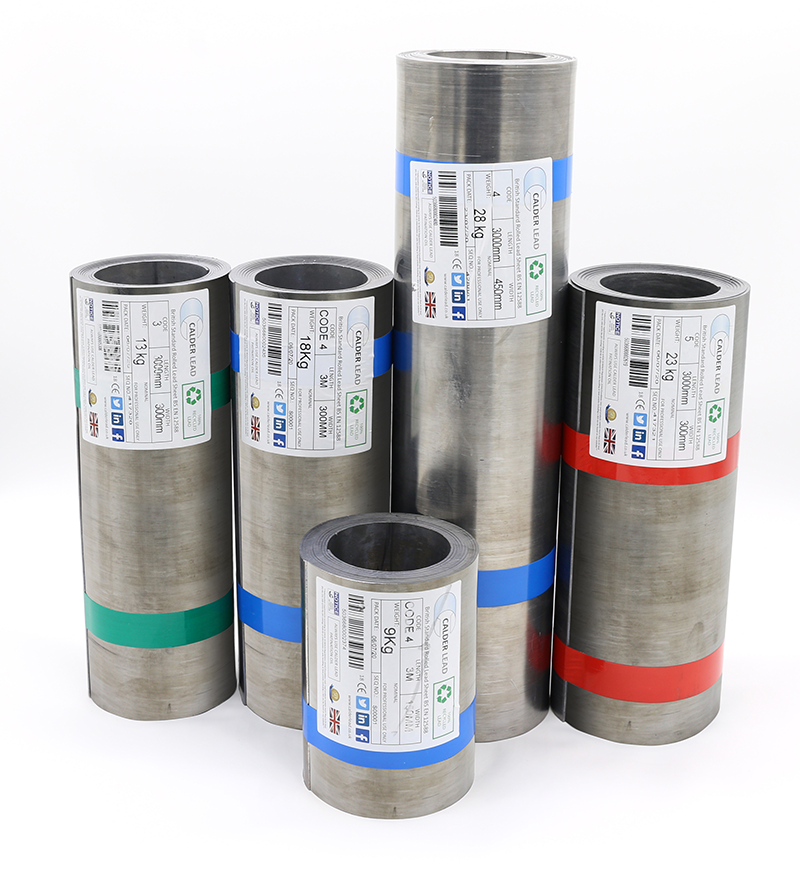 Code 3 Roofing Lead Flashing Rolls - Calder Lead