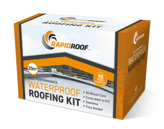 LRS Rapidroof Liquid Applied Waterproof Roofing System Kits
