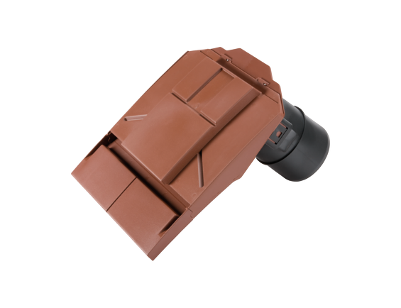Ubbink UB37 Plain Roof Tile Vent Terminal & Adaptor