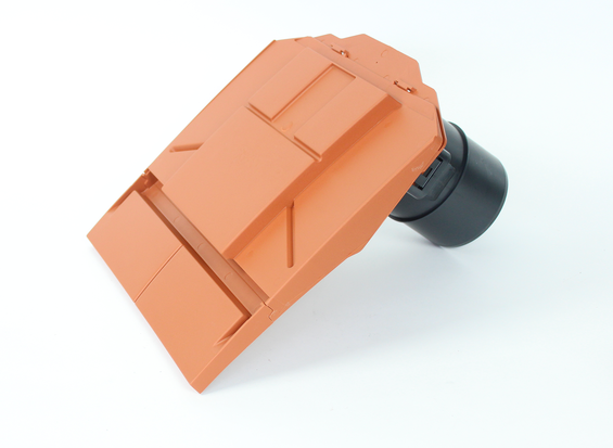 Ubbink UB37 Plain Roof Tile Vent Terminal & Adaptor