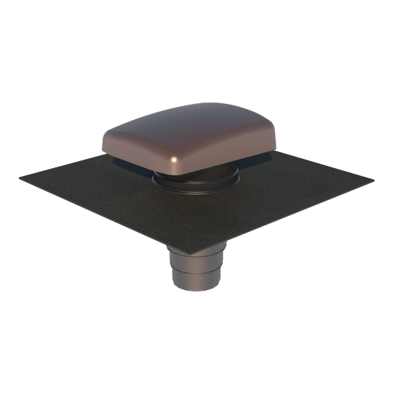 Ubbink UB41 Universal Hooded Ventilation Tile with Adaptor