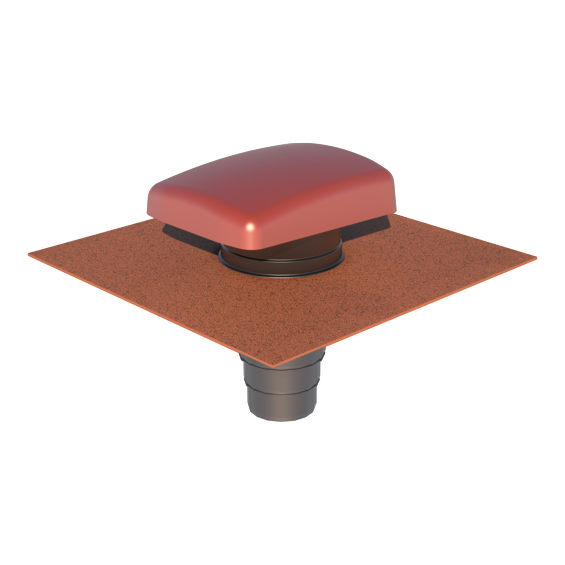 Ubbink UB41 Universal Hooded Ventilation Tile with Adaptor