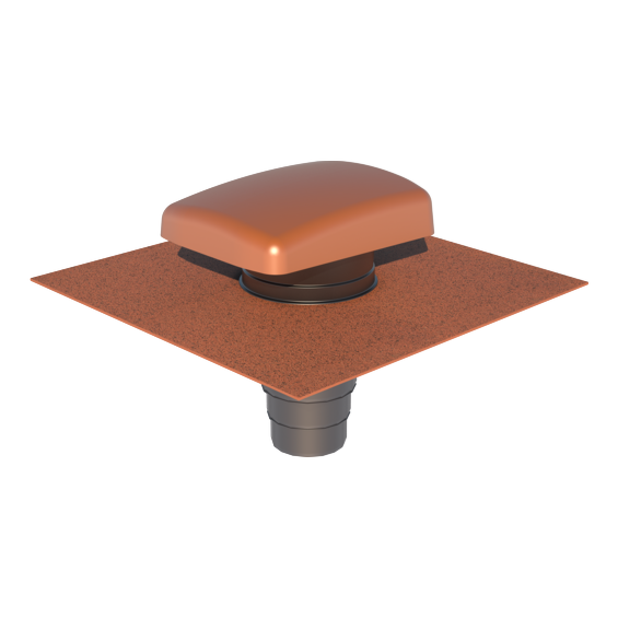 Ubbink UB41 Universal Hooded Ventilation Tile with Adaptor