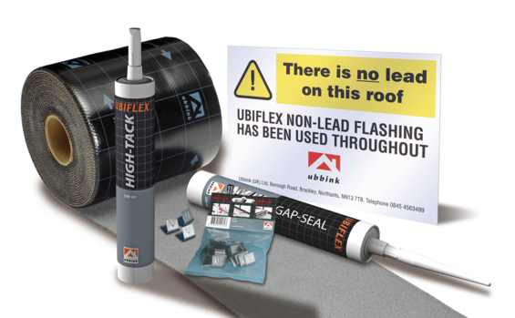 Ubbink Ubiflex B3 Lead-Free Flashing Roll – Black or Grey