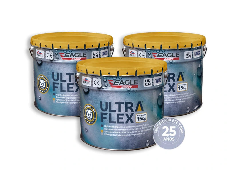 Ultraflex PU Liquid Waterproofing System – 15kg Drum (Grey)