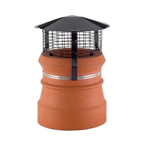 Birdguard Round Chimney Cowl - Solid Fuel