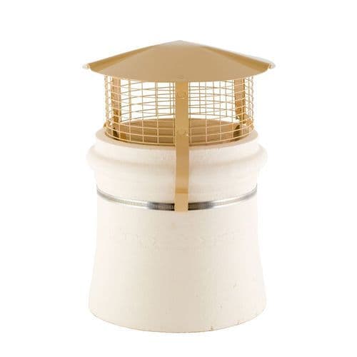 Birdguard Round Chimney Cowl - Solid Fuel