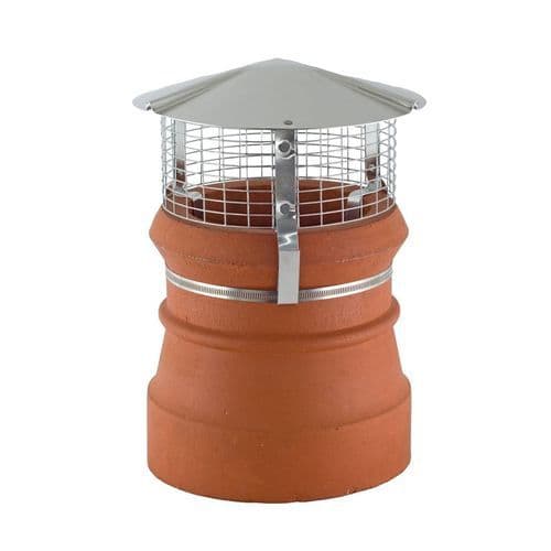 Birdguard Round Chimney Cowl - Solid Fuel