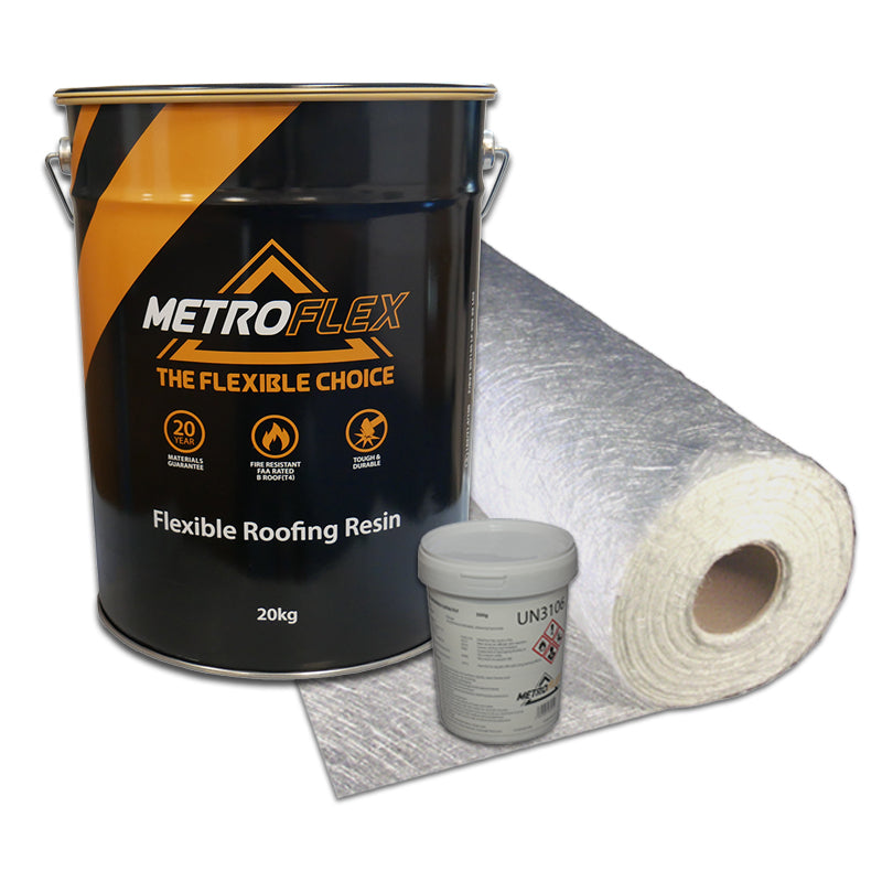 Metroflex Flexible Overlay GRP Fibreglass Roofing Kits