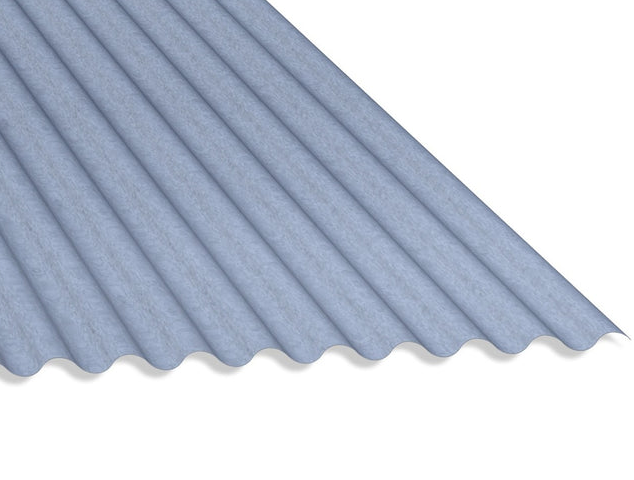 Corrugated Steel Roof Sheets 13/3 Profile - 0.7mm Thick - Galvanised Finish