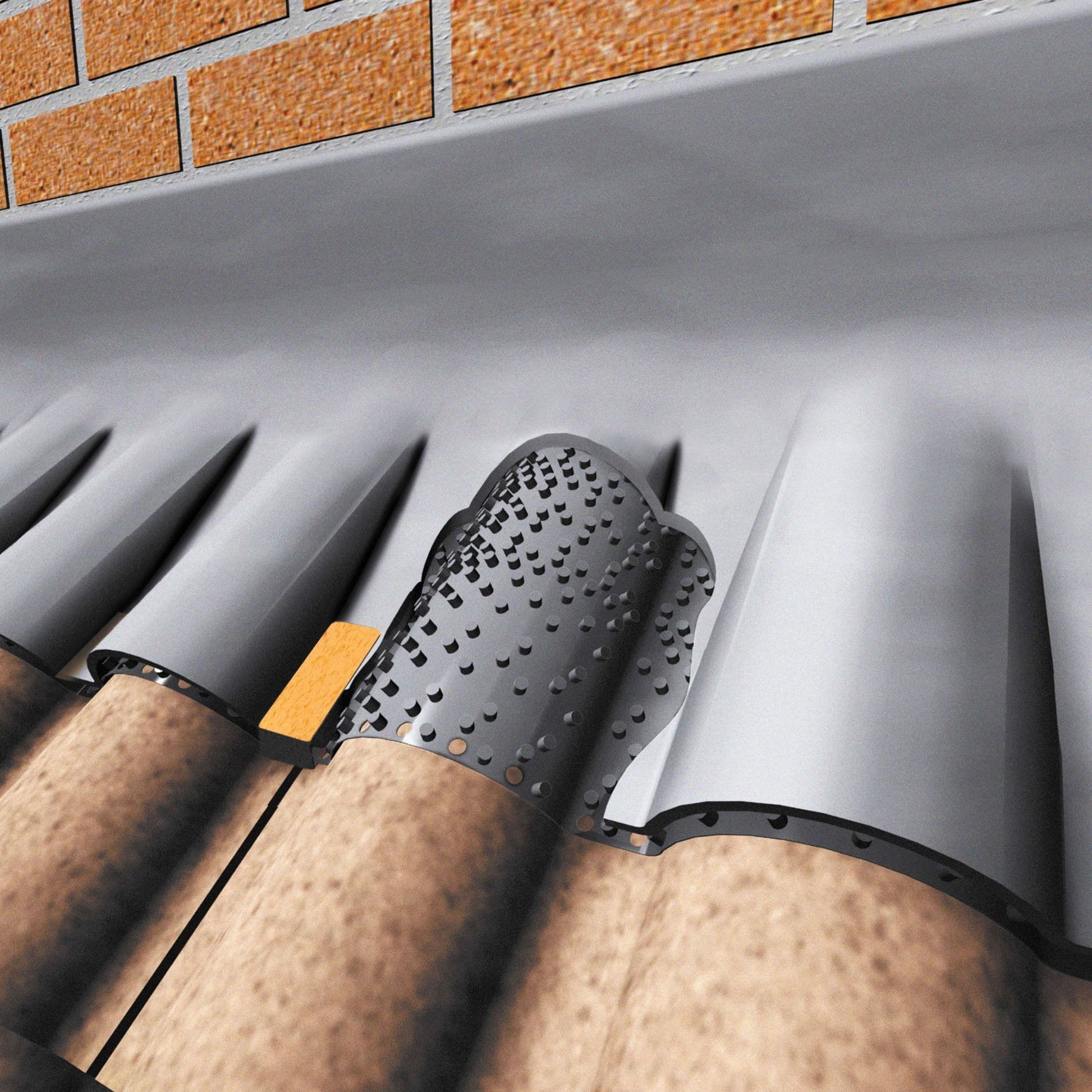 Manthorpe G1105 Flash Vent Abutment Ventilator 3m Pack