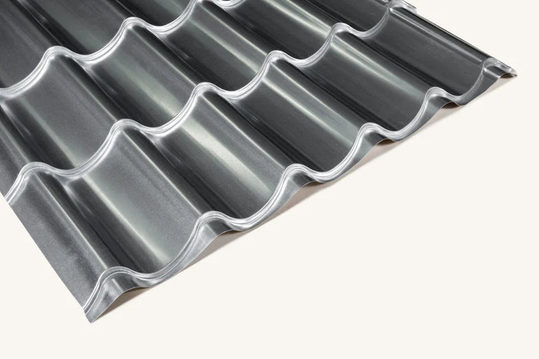 Pantile Tile Effect Steel Roofing Sheets – 0.6mm PVC Plastisol Coated Steel (Cut to Length)