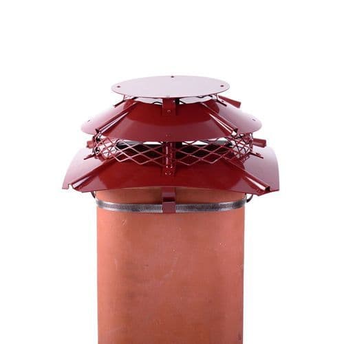 UFO Multifuel Square Chimney Cowl