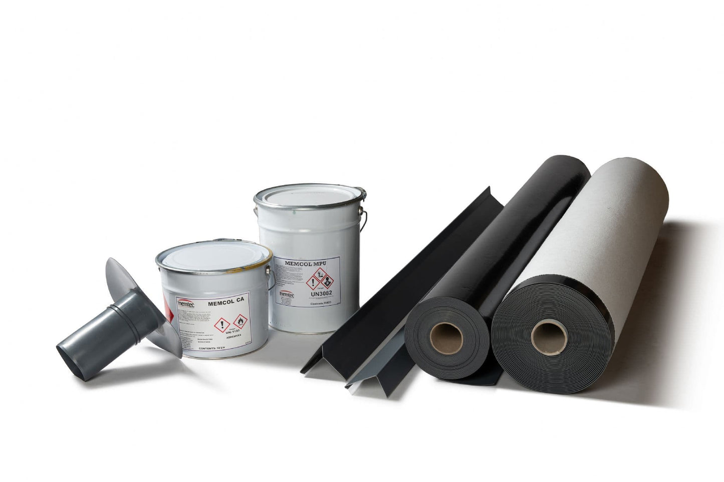 Memtec Decarib PVC Standing Seam Profile - Dark Grey