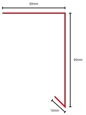 Memtec PVC Metal Drip Edge Trims - All sizes