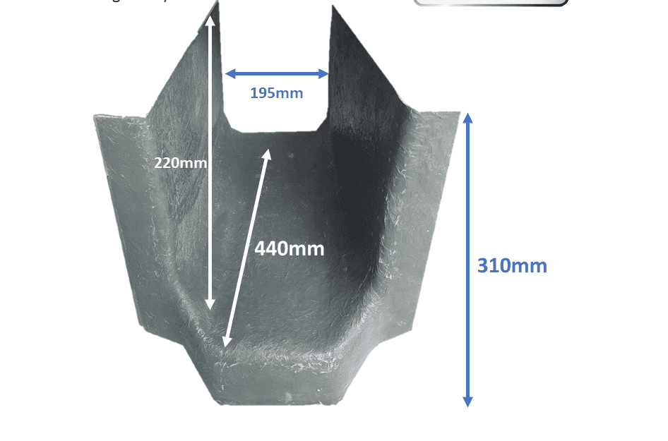 Parapet GRP Roof Outlet Drain