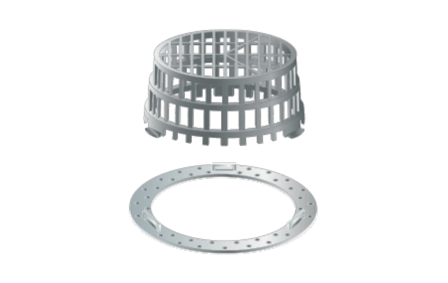 Ryno Flat Flange Outlet Leaf Guard