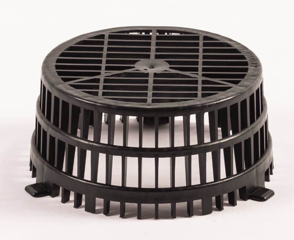 Ryno Mechanical Fix Flange Outlet Leaf Guard -  TPMLG