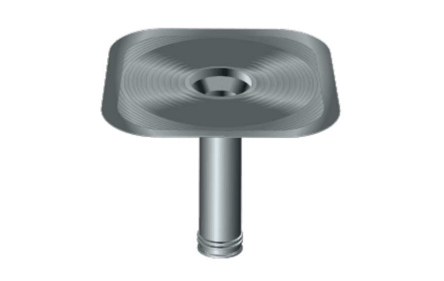 Ryno TPS Flat Roof Sump Flange Drainage Outlet - PVC All Sizes