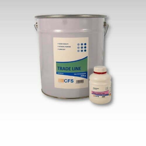 Trade Line GRP Roofing Resin Base Coat & Catalyst