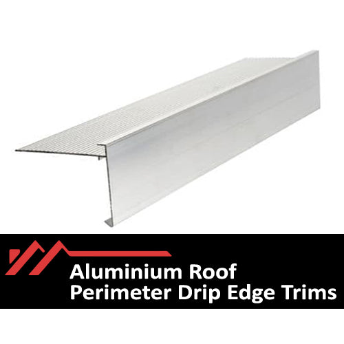 Ryno Aluminium Roof Perimeter Drip Edge Trims Felt Asphalt Flat Ryno Aluminium Roof Perimeter Drip Edge Trims Felt Asphalt Flat