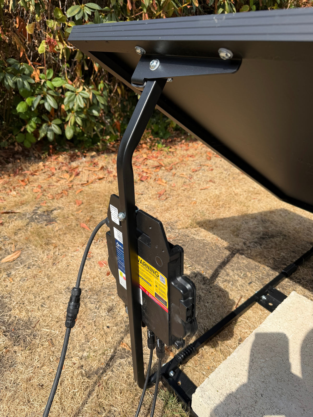 UKSOL Pro Compact 460W Plug-In Solar Panel Ground Mount Kit