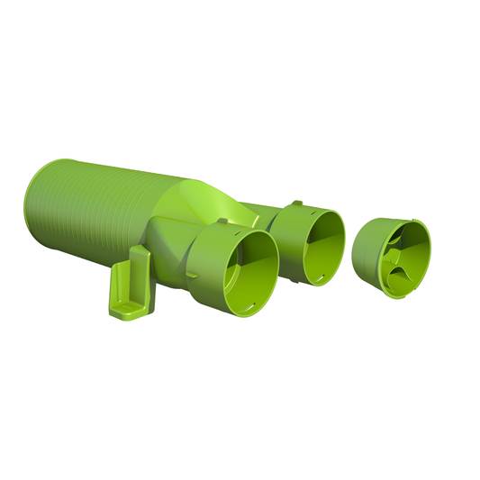 Ubbink Air Excellent 2 × AE34C Valve Adaptor 125mm 180°