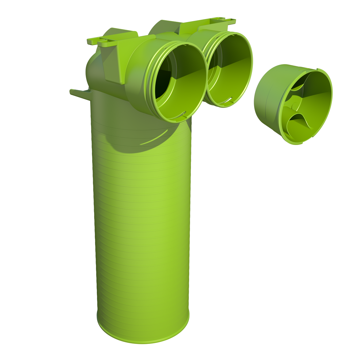 Ubbink Air Excellent AE34C 125mm 90° Valve Adaptor – Twin Outlet