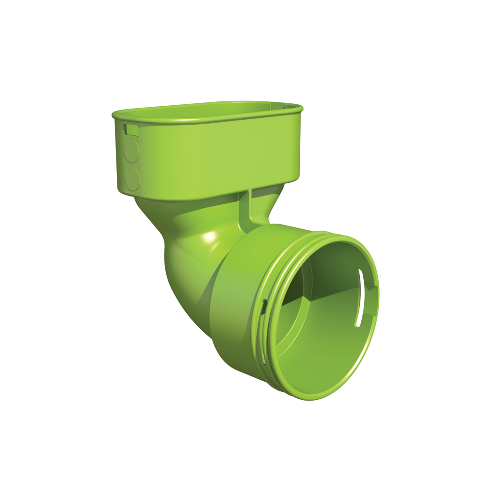 Ubbink Air Excellent AE34C to AE35SC 90° Adaptor for Semi-Rigid Ducting