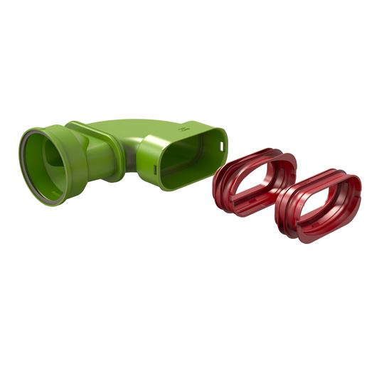 Ubbink Air Excellent AE35SC DBOX Bend Connection Set