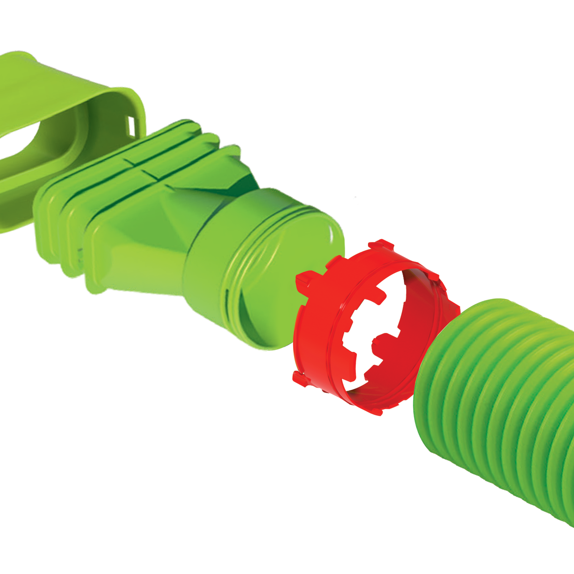 Ubbink Air Excellent AE48C to AE55SC Duct Adaptor Connector