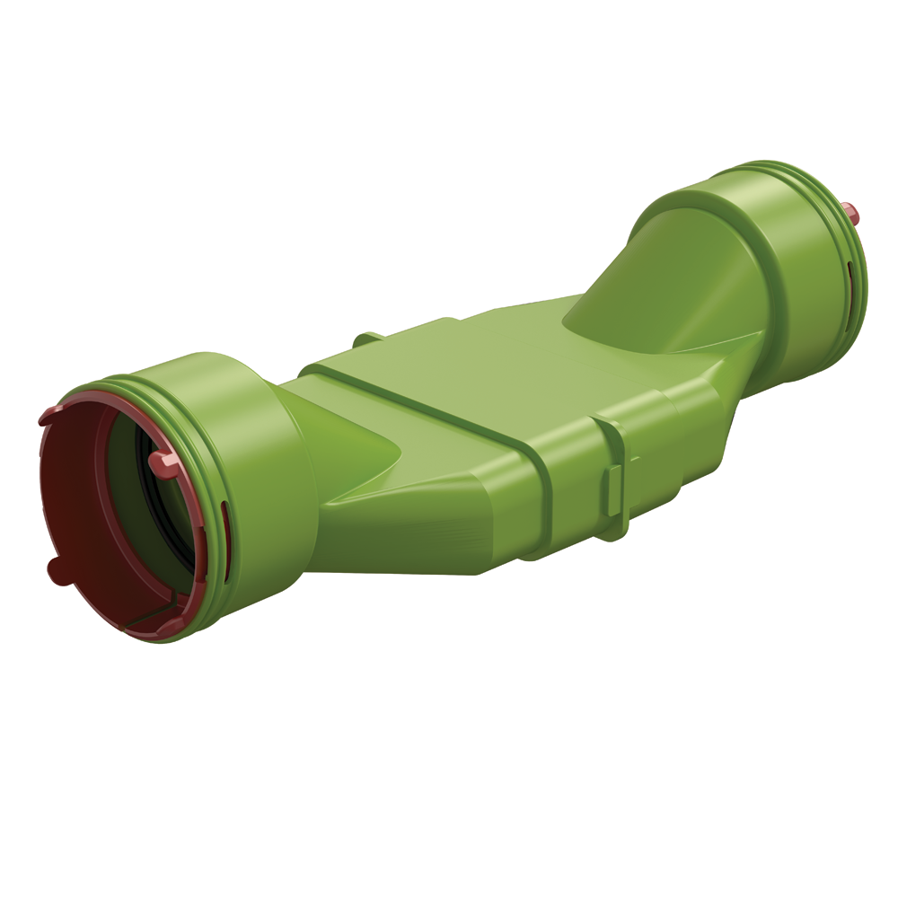 Ubbink Air Excellent AE48C Crossing Kit Connector for Semi-Rigid Ducting