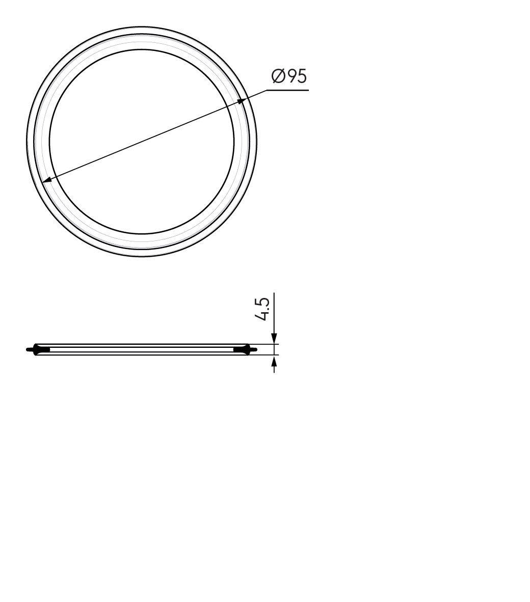 Ubbink Air Excellent AE48C Seal Ring - Pack of 10