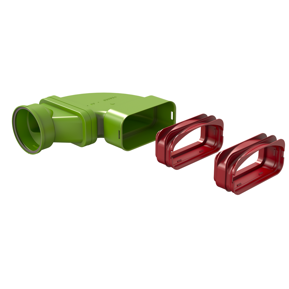 Ubbink Air Excellent AE55SC DBOX Bend Connection Set
