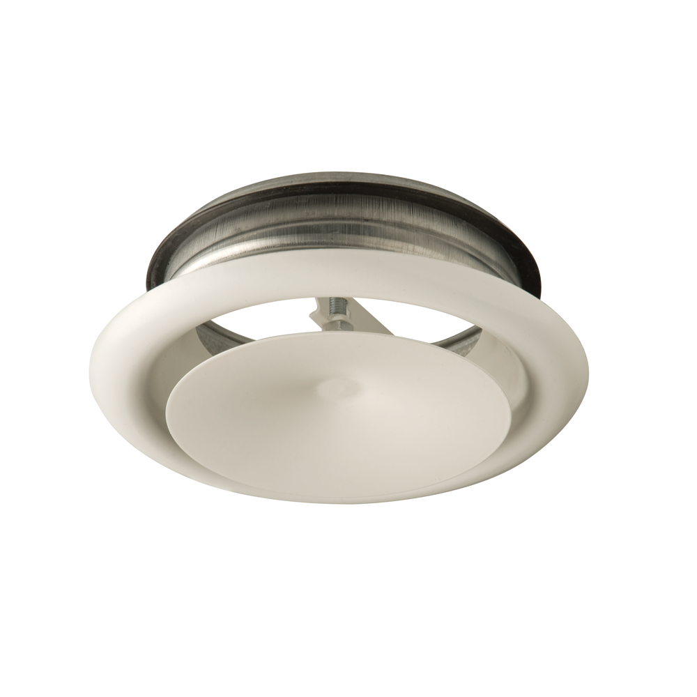 Ubbink Air Extract Valve 125mm White Plastic