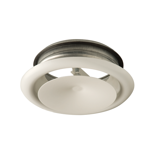 Ubbink Air Extract Valve 125mm White Plastic