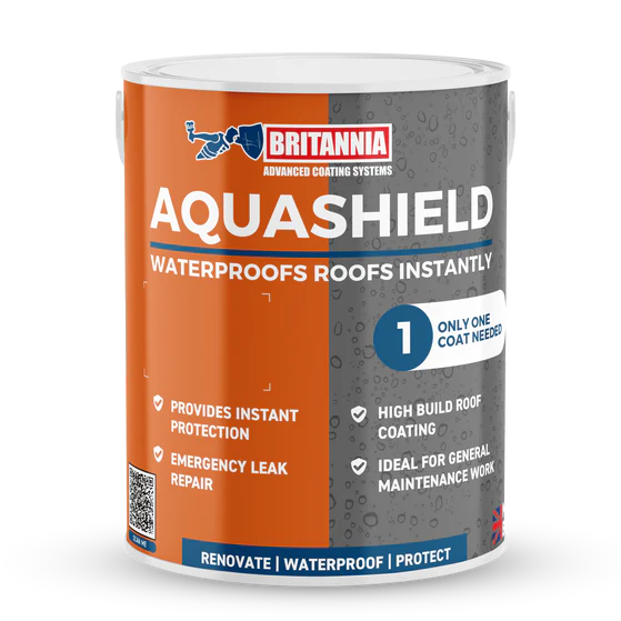Britannia Paints Aquashield Roof Coating & Repair
