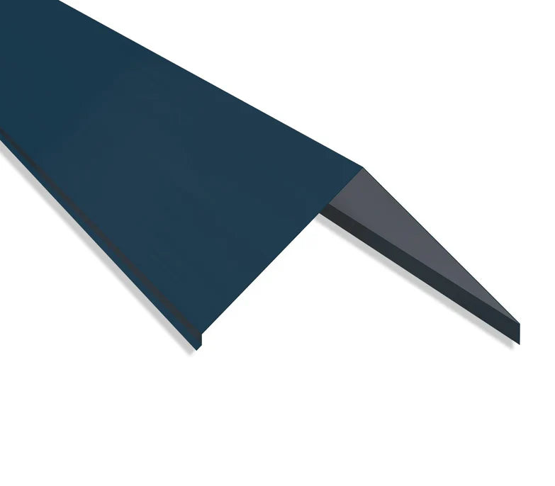 Barge Corner Angle Flashing – 90° PVC Plastisol Finish, 3m Length