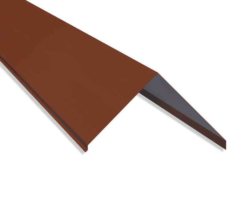 Barge Corner Angle Flashing – 90° PVC Plastisol Finish, 3m Length