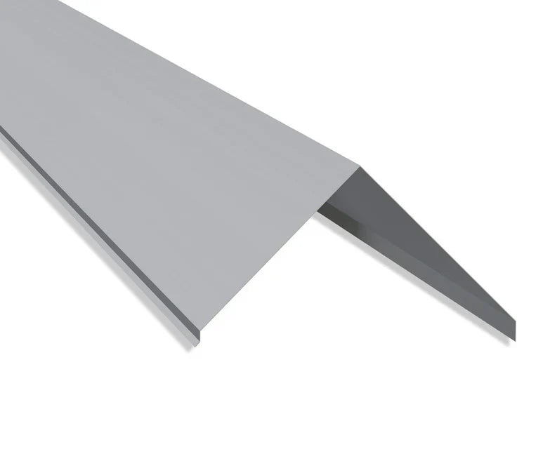 Barge Corner Angle Flashing – 90° PVC Plastisol Finish, 3m Length