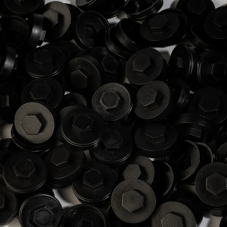 19mm Colour Screw Caps – Bag of 100