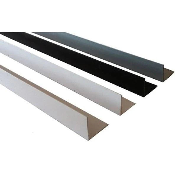 Castleflex Plastic Edge Angle Trim 25mm x 25mm x 1000mm for Rubber Promenade Tiles