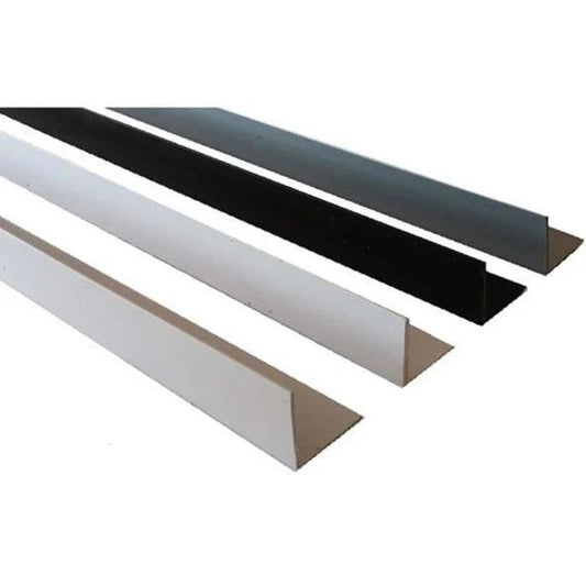 Castleflex Plastic Edge Angle Trim 25mm x 25mm x 1000mm for Rubber Promenade Tiles