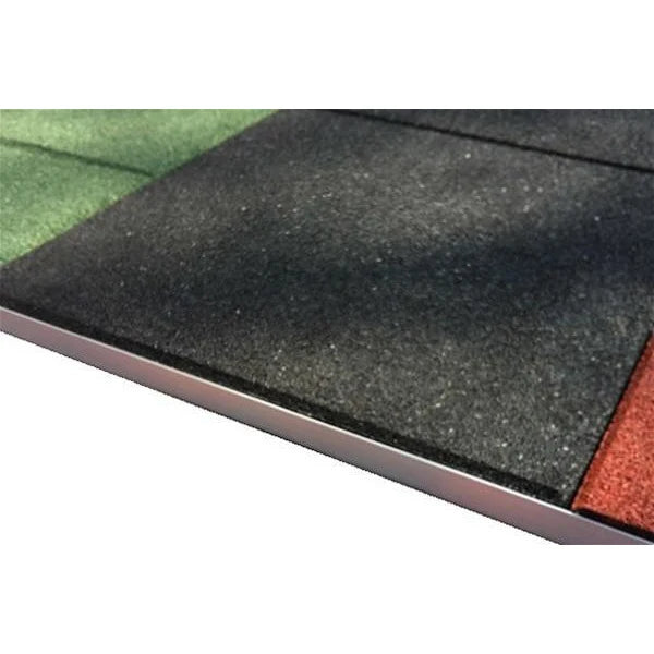 Castleflex Plastic Edge Angle Trim 25mm x 25mm x 1000mm for Rubber Promenade Tiles