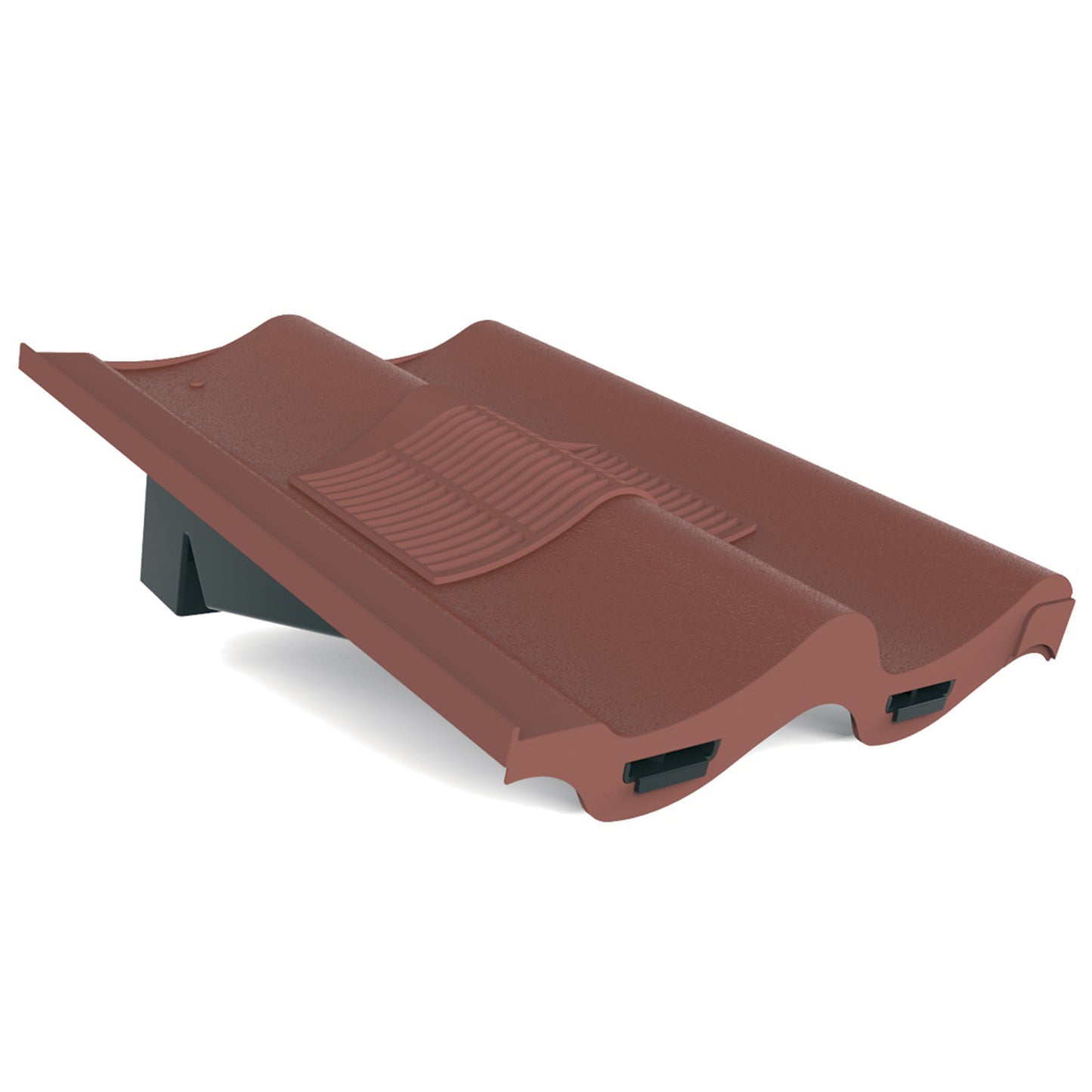 Double Pantile Roof Tile Vent with 110mm Pipe Adaptor