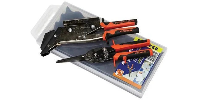 EDMA Professional Roofer Set – Maxi-Pro Slate Cutter & Tin Snips Kit