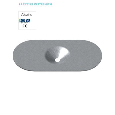 Eurofast DVP-EF-8040D Steel Pressure Plate Washers for Single Ply Roofing