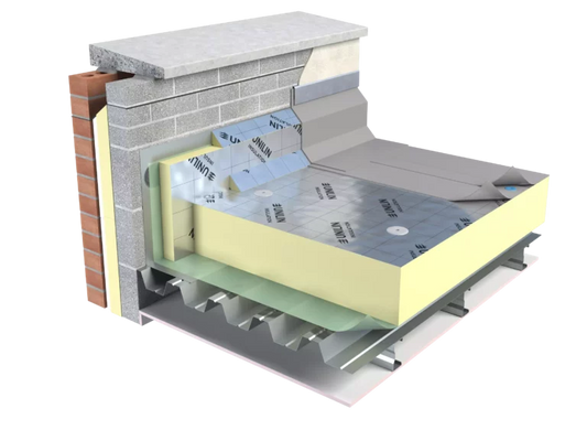 Unilin FR/ALU Foil Faced Flat Roof Insulation Board Packs - Mechanically Fixed Systems